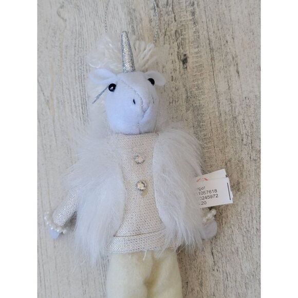 Target unicorn Prince glitter plush ornament Xmas decor - Picture 3 of 6